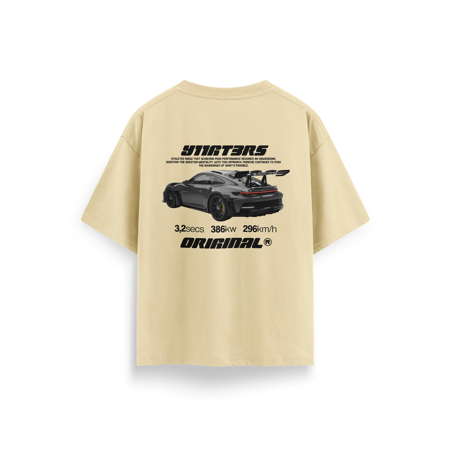 Porsche-911-GT3-RS-v1 - Beige - Oversized T-Shirt