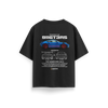 Porsche-GT3-RS-v2 - Black - Oversized T-Shirt