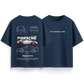 Porsche-GT3-RS-v3 - Navy Blue - Oversized T-Shirt