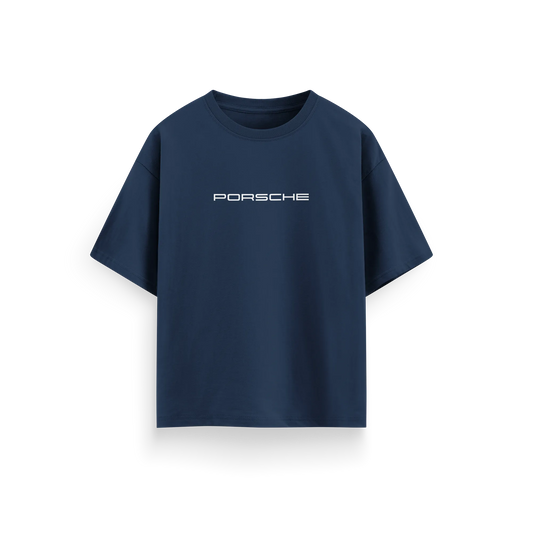 Porsche-GT3-RS-v3 - Navy Blue - Oversized T-Shirt