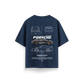 Porsche 911-GT3-RS-v4 - Navy-Blue - Oversized T-Shirt