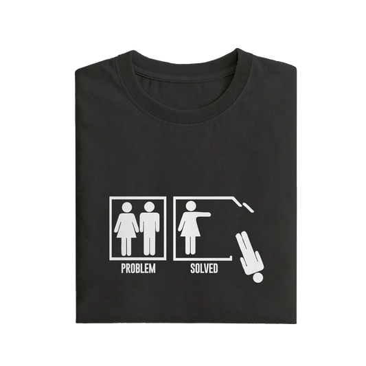 Problem Solved v2 - Black - T-Shirt