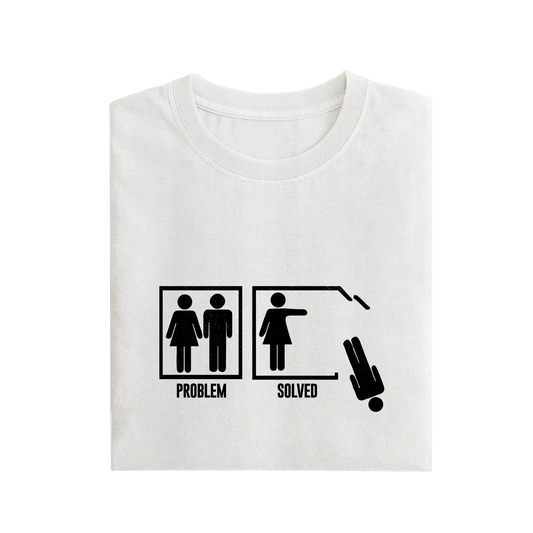 Problem Solved - White - T-Shirt