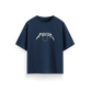 Psycho - Navy Blue - Oversized - T-Shirt