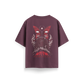 Red Helen - Maroon - Oversized  T-Shirt