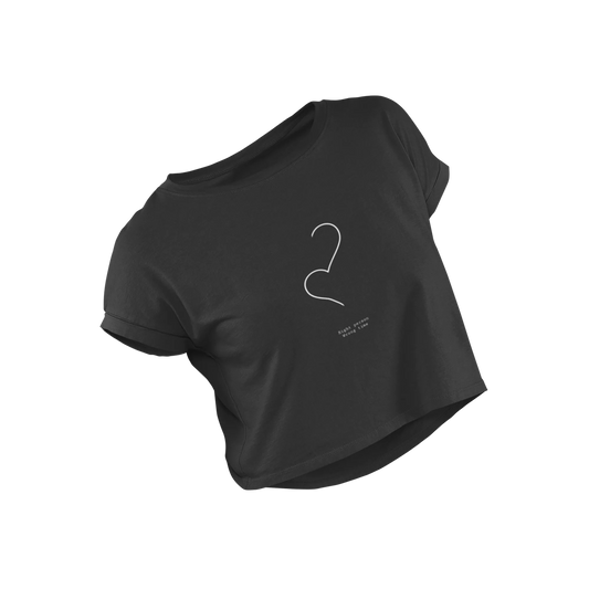 Right Person Wrong Time - Black - Croptop