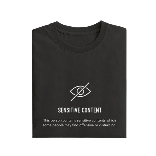 Sensitive Content - Black - T-Shirt