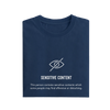 Sensitive Content - Navy Blue - T-Shirt