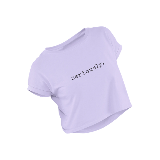 Seriously - Lavender - Croptop