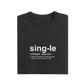 Single Adjective - Black - T-Shirt