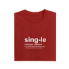 Single Adjective - Red - T-Shirt