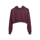 Maroon - Cropped Hoodie