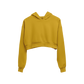 Mustard Yellow - Cropped Hoodie