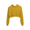 Mustard Yellow - Cropped Hoodie