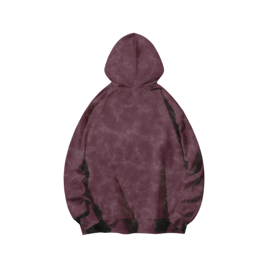 Maroon - Acid Washed Hoodie