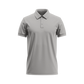 Grey Melange - Polo T-Shirt