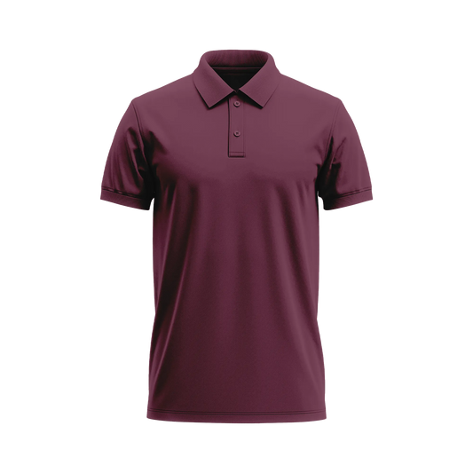 Maroon - Polo T-Shirt