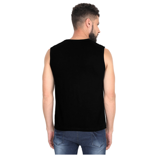 Black - Sleeveless T-Shirt