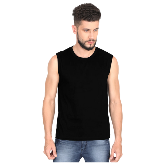 Black - Sleeveless T-Shirt