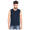 Navy Blue - Sleeveless T-Shirt