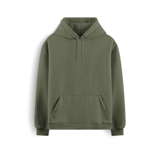 Olive Green - Hoodie - Solid