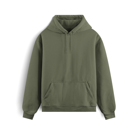 Olive Green - Hoodie - Solid