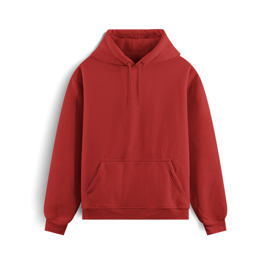 Red - Hoodie - Solid