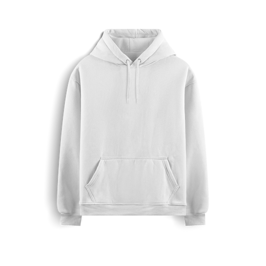 White - Hoodie - Solid