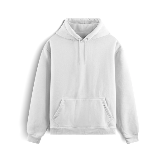 White - Hoodie - Solid