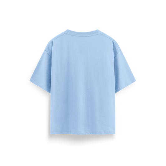 Baby Blue - Oversized - Solid T-Shirt