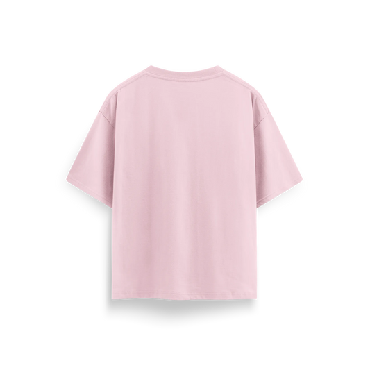 Baby Pink - Oversized - Solid T-Shirt