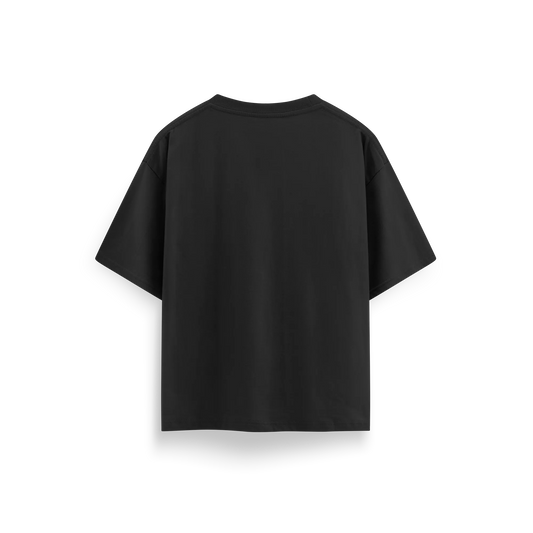 Black - Oversized - Solid T-Shirt