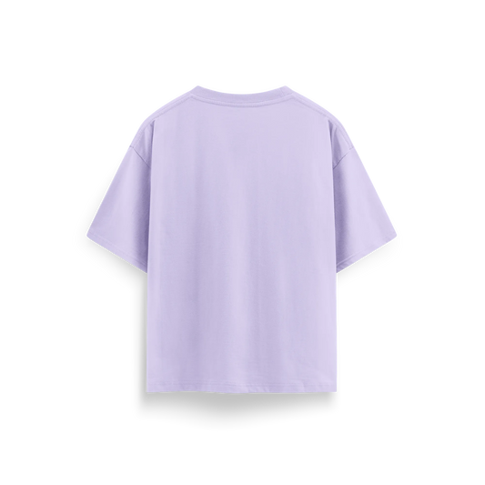 Lavender - Oversized - Solid T-Shirt