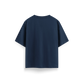 Navy Blue - Oversized - Solid T-Shirt