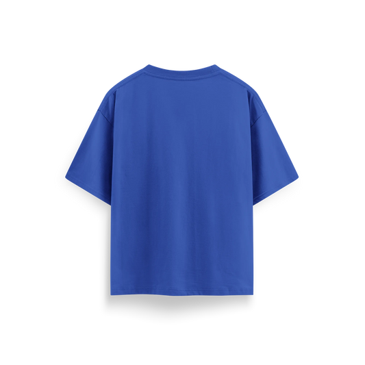 Royal Blue - Oversized - Solid T-Shirt