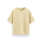 Beige - Oversized - Solid T-Shirt