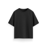 Black - Oversized - Solid T-Shirt