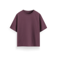 Maroon - Oversized - Solid T-Shirt