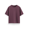 Maroon - Oversized - Solid T-Shirt