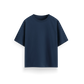 Navy Blue - Oversized - Solid T-Shirt