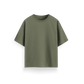 Olive Green - Oversized - Solid T-Shirt