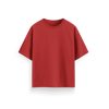 Red - Oversized - Solid T-Shirt