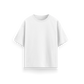 White - Oversized - Solid T-Shirt