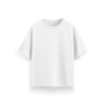 White - Oversized - Solid T-Shirt