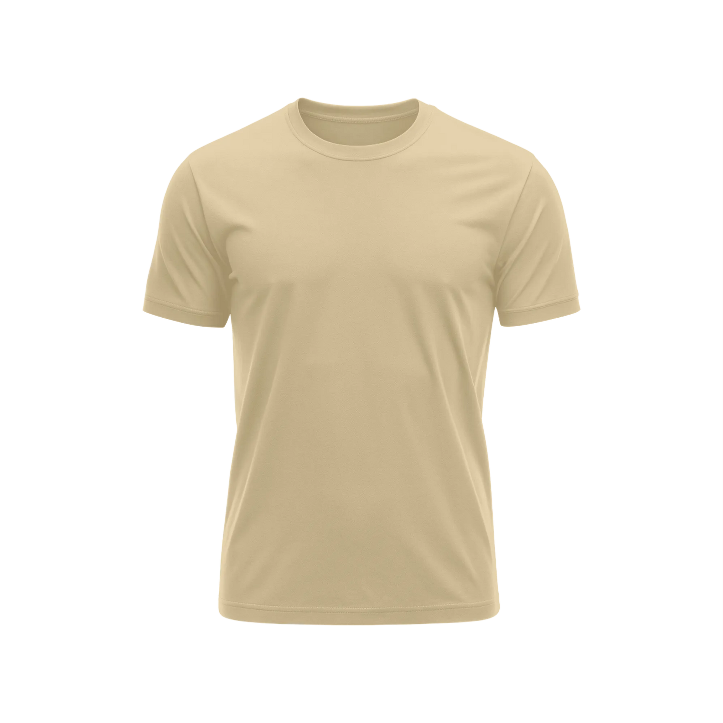 Beige - Solid T-Shirt