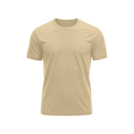 Beige - Solid T-Shirt