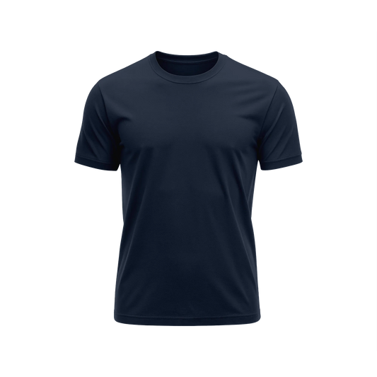 Navy Blue - Solid T-Shirt