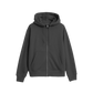 Black - Zipper Hoodie - Solid