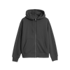 Black - Zipper Hoodie - Solid