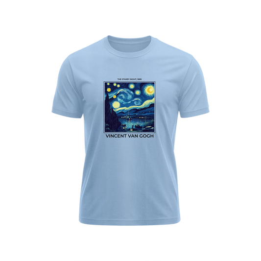 Starry Night - Baby Blue - T-Shirt